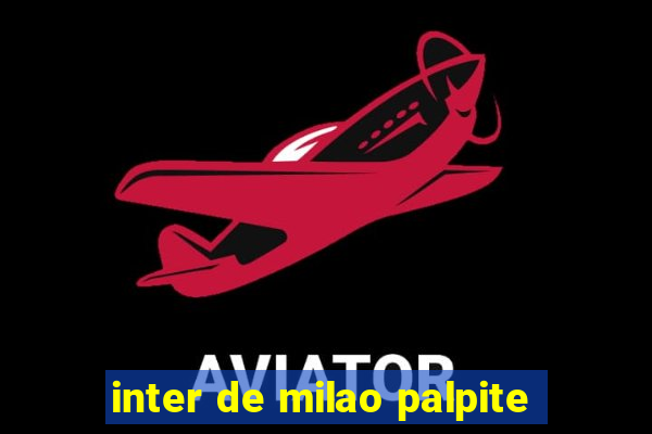 inter de milao palpite